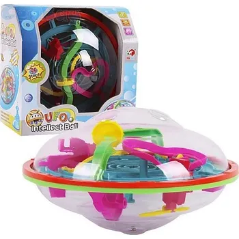 Hlavolam Intelect ball UFO Hlavolam 3D 19 cm / 99 překážek
