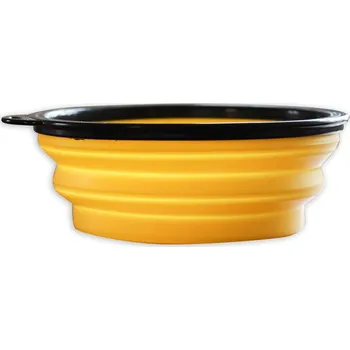 Miska pro psa Akinu skládací miska 500 ml Barva: Světle žlutá