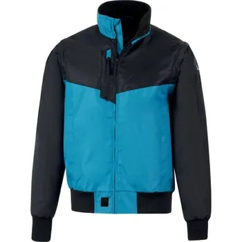 Pánský zimní kabát BUNDA zimní fleece RENO2 modrá-černá 2XL