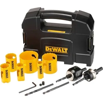 Příslušenství k vrtačce DeWALT DT90357-QZ - Sada Bi-metall korunek do kovu 10-dílná pr. 19 - 64 mm Extreme
