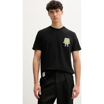 Pánské tričko Bavlněné tričko Iceberg F048.6325 černá 99X, vel. XL