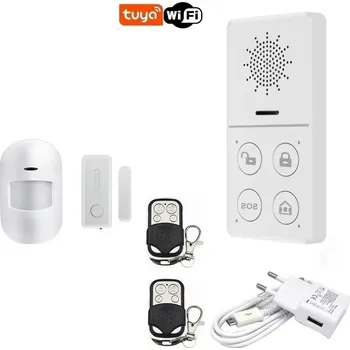 Sada domovního alarmu Mini Wi-Fi alarm TUYA (1+1)