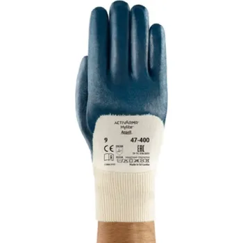 Pracovní rukavice RUKAVICE POVRSTVENÉ nitril (3/4) ACTIVARMR HYLITE 47-400 modrá 8 (M)