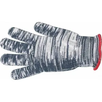 Pracovní rukavice RUKAVICE PROTIŘEZNÉ nepovrstvené ANTICUT HT2 šedá-bílá 9 (L)