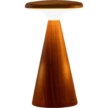Lampička Bezdrátová stolní LED lampa Gingko Design Sylva Small 14 cm hnědá barva G056M.WT