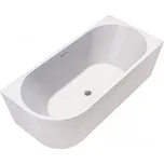 Cerano Bianco Volně stojící akrylátová vana 150x75 cm, pravá, bílá lesklá, CER-477029