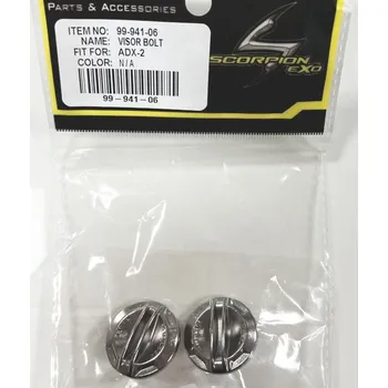 Helma na motorku SCORPION šroubky ADX-2 black/aluminium