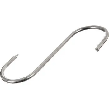 Příslušenství pro gril Háček na maso nerez řeznický, háček na uzení 130 x 5 mm 5 ks