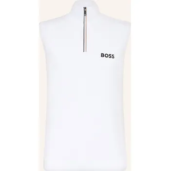 Pánské oblečení Boss Pánská Pletená Vesta Bierdie, bílá, 54/XL
