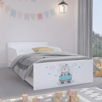 Dětská postel Kvalitní dětská postel s pohádkovým motivem lvíka 160 x 80 cm