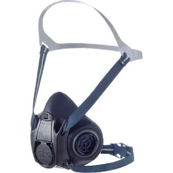 Pracovní zástěra POLOMASKA RS01S silikonová polomaska bílá-modrá M