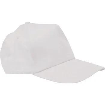 Čepice ČEPICE šestipanelová 100% bavlna 6P bílá UNI