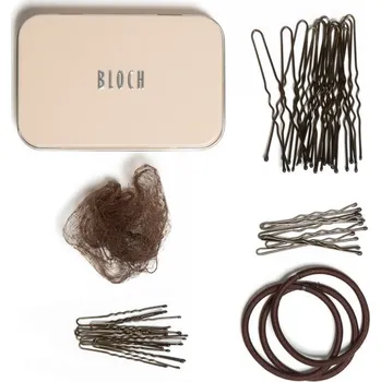 Ozdoba do vlasů Bloch,Vlasové příslušenství - Hair kit. A0801, hnědá