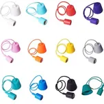 V-TAC Silikonová závěsná lampa (12 barev) Oranžová