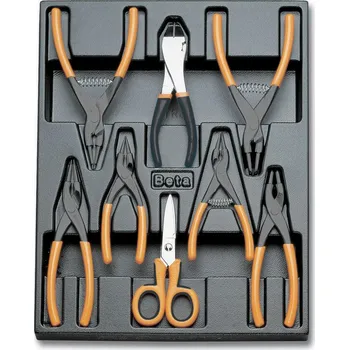 Beta tools SADA KLEŠTÍ 8KS V PLASTOVÉ PODESTĚ, 2424/T140