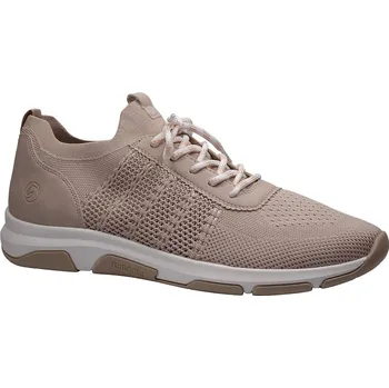 Dámské polobotky Letní vycházková obuv-tenisky, Remonte, rosa: Béžová Textil 28,8 43 G - standardní šíře (29970-29970)