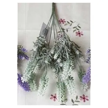 umělá květina Umělá levandule bílá X4929-01