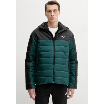 Pánská softshellová bunda Bunda Puma zelená barva, přechodná, 685210 06A, vel. M