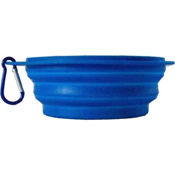 Miska pro psa Akinu Miska pro psy světle žlutá skládací 500 ml Barva: Tmavě modrá