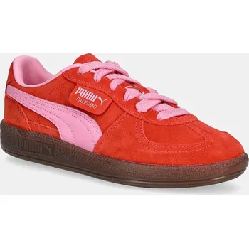 Pánská obuv Semišové tenisky Puma Palermo Cobalt Glaze 396463 červená 33X, EUR 37.5