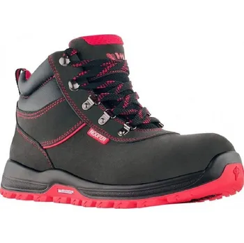 Pracovní obuv OBUV kotník bez tužinky s nekovovou planžetou BONN 8190 O1PL FO SR černá-červená 48