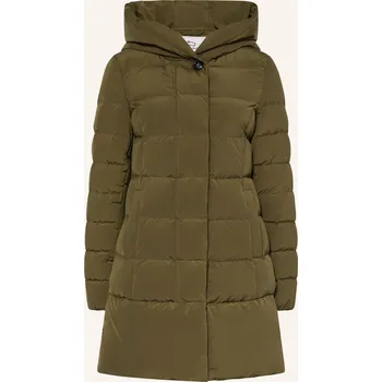 Dámský kabát Woolrich Dámský Péřový Kabát Prescott, khaki, 36
