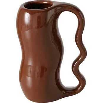 Váza Dekorativní váza Boltze Caramela 18,7 cm 2055180 hnědá 89X