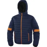BUNDA zimní duté vlákno BLOOM námořnická modrá-oranžová 3XL