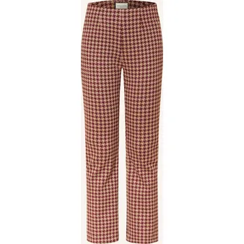 Seductive Dámské Kalhoty Cindessa, tmavě červená / velbloudí, 34