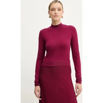 Dámský svetr Svetr Silvian Heach LOLA GPA25554LU burgundské 93X, vel. L