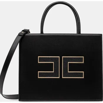 Kabelka Kabelka Elisabetta Franchi černá barva, BS32A56E2 99X, vel. ONE SIZE