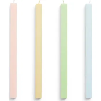 Svíčka Sada svíček HAY Square 2,2 x 24 cm 4-pack AE729.D811 vícebarevná MLC
