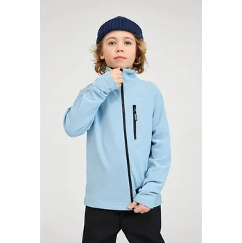 Chlapecká mikina Dětská mikina Reima Iisisti modrá barva, hladká, 5200355B 5200355B.9BYA 55X, vel. 104