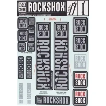 Vidlice na kolo Rock Shox DECAL KIT 35MM DC (Polar Grey)