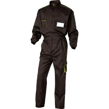 Pracovní zástěra OVERAL PES+bavlna M6COM hnědá-zelená XL