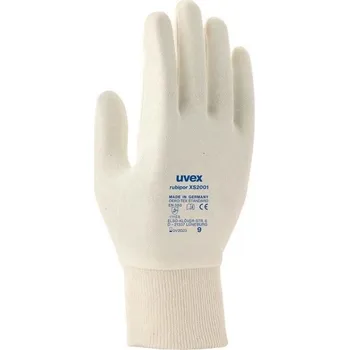 Pracovní rukavice RUKAVICE POVRSTVENÉ nitril + latex (dlaň) RUBIPOR XS2001 bílá 9 (L)
