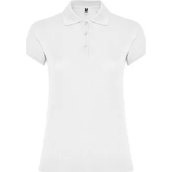 Pánská košile POLOKOŠILE krátký rukáv dámská 100% bavlna pique STAR 6634 bílá 01 3XL