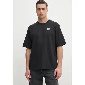Pánské tričko Bavlněné tričko G-Star Raw D25975.C784 černá 99X, vel. L