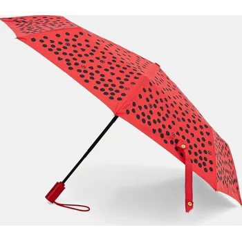 Deštník Deštník Moschino červená barva, 8939 8939.openclose 33A, vel. ONE SIZE