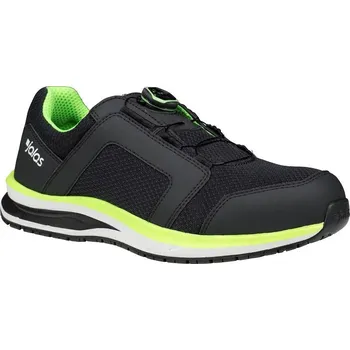 Pracovní obuv POLOBOTKY ocelová tužinka a planžeta Jalas TEMPUS 5668 BOA S1P ESD SRC černá-zelená-bílá 48