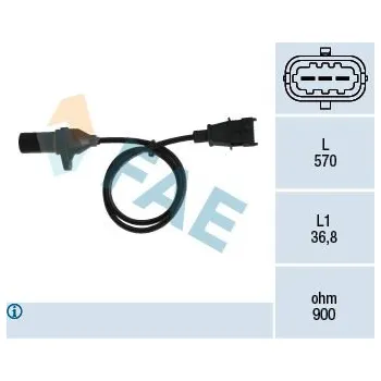 Kliková hřídel Generátor impulsů, klikový hřídel FAE 79332