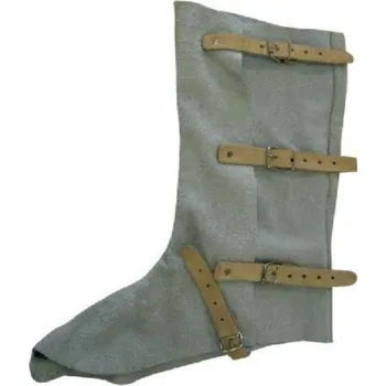 Pánské ponožky KAMAŠE kožené 29/SVÁŘEČSKÉ 0279 4-řemínkové šedá UNI