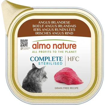 Krmivo pro kočku Almo Nature complete sterilised irské angus hovězí 17x85 g
