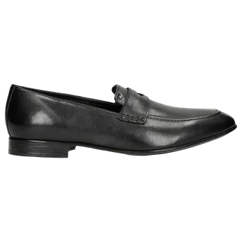 Pánské polobotky Elegantní Polobotky Pánské Z Černé Hladké Kůže Wojas 1015251 43