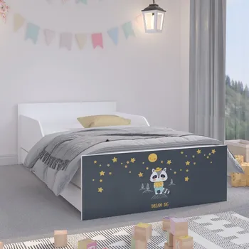 Dětská postel Pohodlná dětská postel 160 x 80 cm motivem noční oblohy