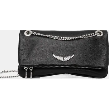 Kabelka Kožená kabelka ZADIG&VOLTAIRE černá barva, LWBA04124 99X, vel. ONE SIZE