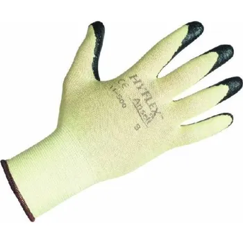 Pracovní rukavice RUKAVICE PROTIŘEZNÉ A TEPELNÁ RIZIKA do 100°C HyFlex CR 11-500 žlutá-černá 7 (S)