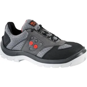 Pracovní obuv POLOBOTKY ocelová tužinka AIRMAX UP S1 SRC šedá-černá 42