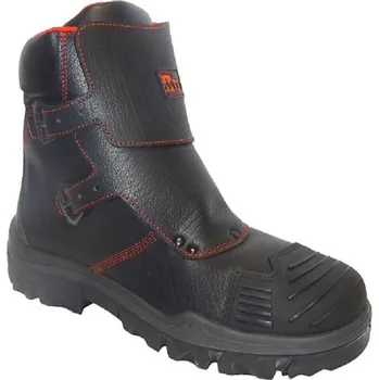 Pracovní obuv OBUV kotník kompozitní tužinka a planžeta, hydrofobní VESUVE OV FLEX S3 SRC černá-červená 46