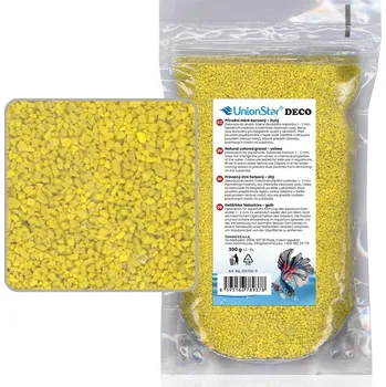 Akvarijní štěrk žlutý 300 g DECO